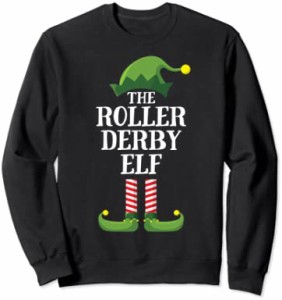 Roller Derby Elf Matching Family Group Christmas Pajama トレーナー