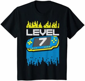 キッズ ビデオゲームの誕生日レベル77歳の誕生日のビデオゲームギフト Tシャツ