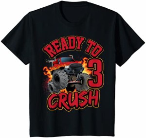 キッズ 男の子3歳の誕生日モンスタートラックの誕生日シャツ2歳 Tシャツ