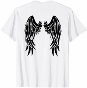 Angel Devil Halloween Costume Black Wings DIY Tシャツ