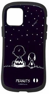 iFace First Class スヌーピー PEANUTS iPhone 12/12 Pro ケース [チャーリー・ブラウン/ネイビー]