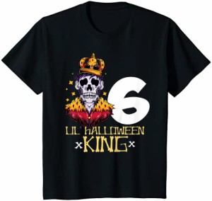 キッズ ハロウィンの王の私は6歳のためのハロウィンのギフト Tシャツ