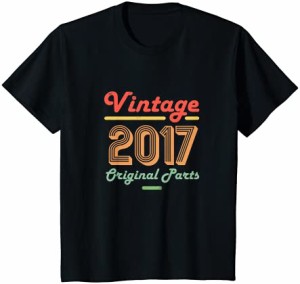 キッズ 3歳 誕生日 ヴィンテージ 男の子 女の子 年齢 3歳 プレゼント 2017年 キッズ Tシャツ