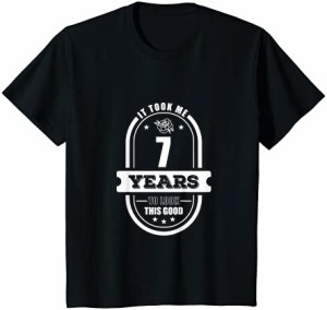 キッズ 7歳の誕生日プレゼント 男の子女の子年齢7歳レトロ 2013年 Tシャツ