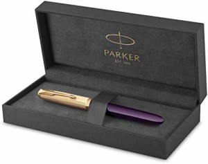 PARKER パーカー 公式 パーカー51 プレミアム 万年筆 F 細字 高級 ブランド ギフト プラムGT ペン先 18金 ゴールド仕上げ 正規輸入品 212