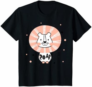 キッズ ライオン・ロア : カットアニマルTシャツ Tシャツ