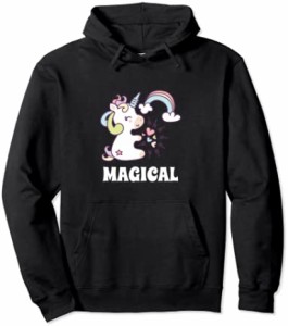 Cute Unicorn Lover Rainbow Magical Gift Kids ユニコーン パーカー