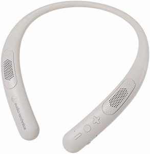 audio-technica ワイヤレスネックスピーカー Bluetooth5.0/本体約75ｇ軽量設計/連続再生約13時間/microSDメモリーカード対応 AT-NSP300BT