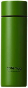 パール金属 マグボトル 水筒 スリムマグ 120ml グラスグリーン カフェマグアンティーク HB-5606