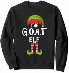 G.O.A.T. Elf Matching Family Christmas Party Pajama Group トレーナー