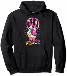 Cool Peace Hand Tie Dye For adults & Boys And Girls パーカー