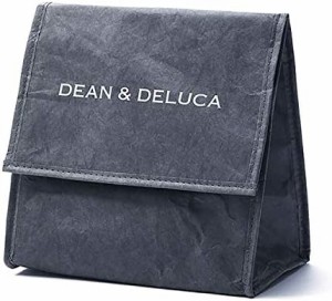 DEAN&DELUCA ランチバッグ チャコールグレー 折りたたみ コンパクト 保冷バッグ チルドバッグ