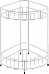 【】和平フレイズ 角に置きやすい シャンプーラック 2段 お風呂 バスルーム 収納 スタイルラボ AMJ-0697