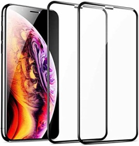 iPhone 11 Pro ガラスフィルム iPhone Xs/iPhone X 用強化ガラスフィルム [簡単貼り付けガイド枠] [ケースと相性バッチリ] iPhone 11 Pro