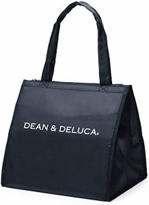 DEAN&DELUCA クーラーバッグ ブラックL 保冷バッグ ファスナー付き コンパクト お弁当 ランチバッグ