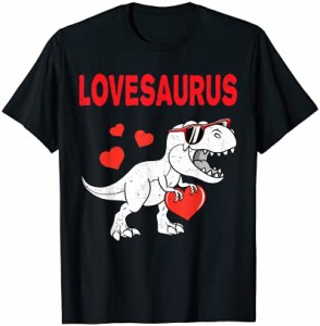 Valentines Day Dinosaur T Rex Boys Valentine Kids Lovesaurus Tシャツ