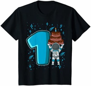 キッズ SPACE BIRTHDAY 1シャツ 1歳誕生日プレゼント 1歳児 トドラー Tシャツ