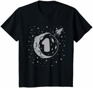 キッズ SPACE BIRTHDAY シャツ 1st Birthday 男の子 プレゼント Tシャツ