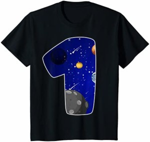 キッズ SPACE BIRTHDAY 1 シャツ 1歳 誕生日プレゼント トドラー 1歳 Tシャツ