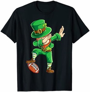 Dabbing Leprechaun St Patricks Day Boys Kids Football Gifts Tシャツ