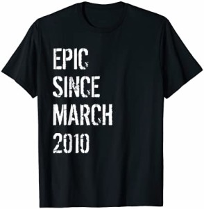 12歳の誕生日 男の子 女の子 2010年3月生まれ 12歳 Tシャツ