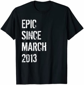 10歳の誕生日 男の子 女の子 2013年3月生まれ 10歳 Tシャツ