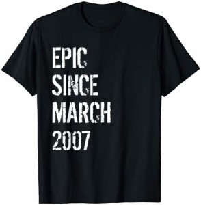 16歳の誕生日 男の子 女の子 2007年3月生まれ 16歳 Tシャツ