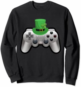 Gaming Video Game St Patricks Day Gamer Kids Boys Adults Men トレーナー