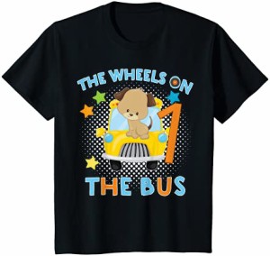 キッズ 1歳の誕生日 The Wheels On The Bus 幼児 小さな赤ちゃん 男の子 Tシャツ