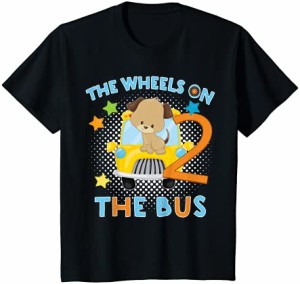 キッズ 2歳の誕生日 The Wheels On The Bus 幼児 男の子 Tシャツ