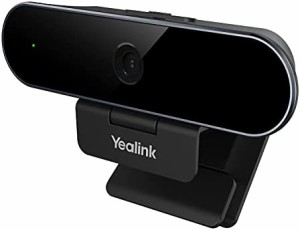 WebカメラTeams認定Yealink UVC20 1080p HD 500万画素 マイク内蔵ウェブカメラ Zoom対応 PC USBカメラ AI 自動光補正 オートフォーカス 