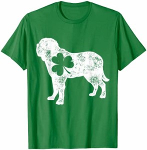 English Mastiff St Patricks Day Boys Kids Girls Shamrock Dog Tシャツ