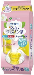 伊藤園 ワンポット Relax ジャスミン茶 エコティーバッグ 3.0g×50袋 ×4個