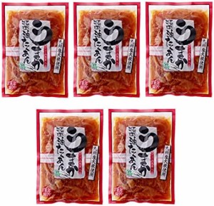 [上沖産業] うまか醤油 たくあん/漬物 180g×5