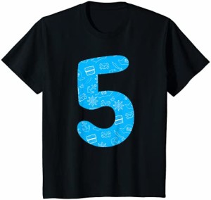 キッズ 5歳の誕生日 男の子 5年 海賊 Tシャツ