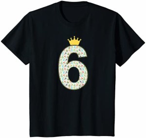 キッズ 6歳の誕生日 男の子 女の子 6歳 Tシャツ