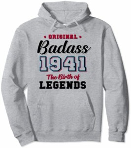 80歳の誕生日プレゼント Badass Legend 194180歳プレゼント パーカー