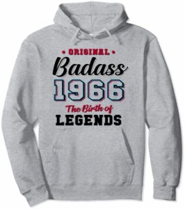 55歳の誕生日プレゼント Badass Legend 196655歳プレゼント パーカー
