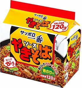 サッポロ一番 ソースやきそば 120g×5食入 ×6個