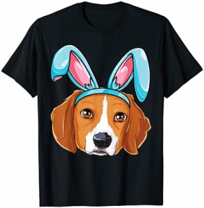 Beagle Easter Bunny Ears Funny Boys Girls Kids Dog Lover Tシャツ