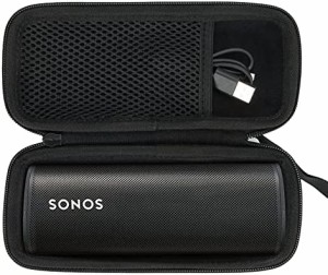 用の にとってSonos ソノス Roam ローム Portable Speaker ポータブルスピーカー収納ケース-Khanka (ハードシェル, ブラック)