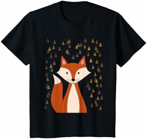 キッズ フォックスTシャツ男の子/女の子かわいいフォックスTシャツ Tシャツ