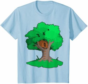 キッズ キッズ プレイハウス ツリーハウス Tシャツ 子供用 Tシャツ