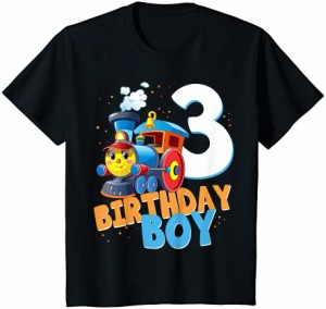 キッズ 3歳の誕生日 電車 男の子 女の子 3歳 I'm Three ギフト Tシャツ