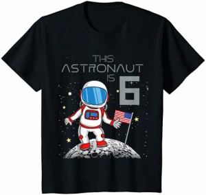 キッズ 6歳の誕生日 宇宙飛行士シャツ 男の子向けギフト 6歳 スペースオタク Tシャツ