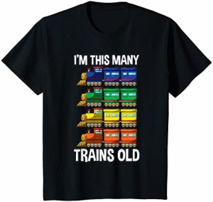 キッズ I'm This Many Trainins Old Tシャツ 4歳 男の子 子供 誕生日アイデア Tシャツ
