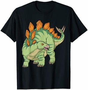 Stegosaurus Dinosaur Prehistoric Roofed Lizard Kids Boys Tシャツ