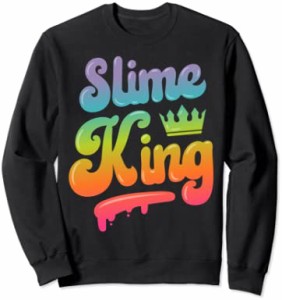 Slime King Birthday Party Squad Matching Outfit for Boys Men トレーナー