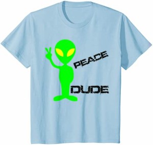 キッズ クールなエイリアン UFO Tシャツ 男の子 女の子 ユース 子供 Tシャツ