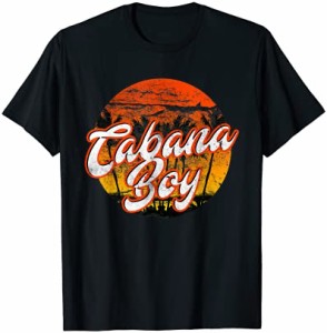 Cabana Boy Tシャツ レトロ クラシック プール ボーイ ヤシの木 ビーチTシャツ Tシャツ